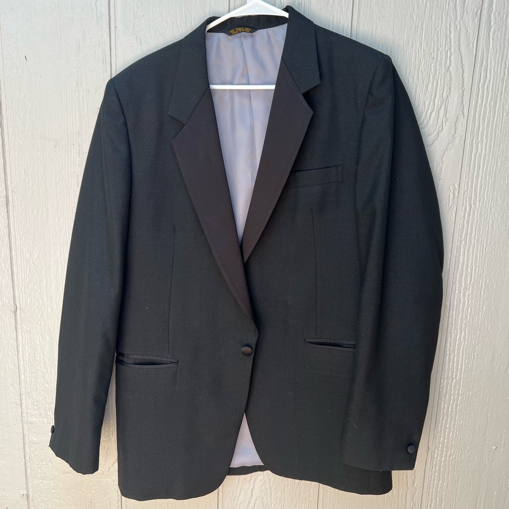 Vintage Classic Black Men's Blazer